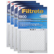 Filtrete 16x25x1 AC Furnace Air Filter, MERV 13, MPR 1900, 4-Pack
