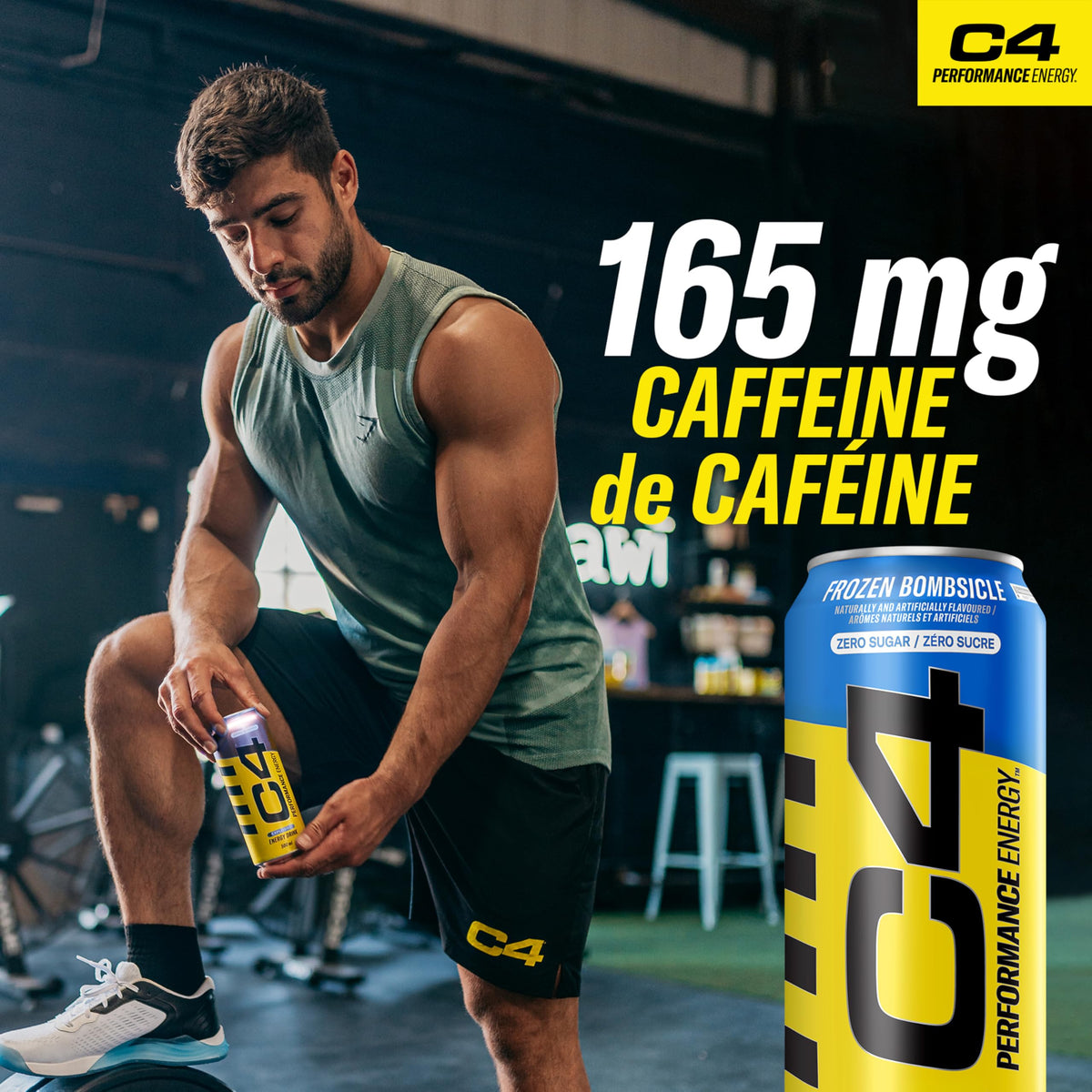 Cellucor C4 Energy Drink, Frozen Bombsicle, 473mL, 12 Count