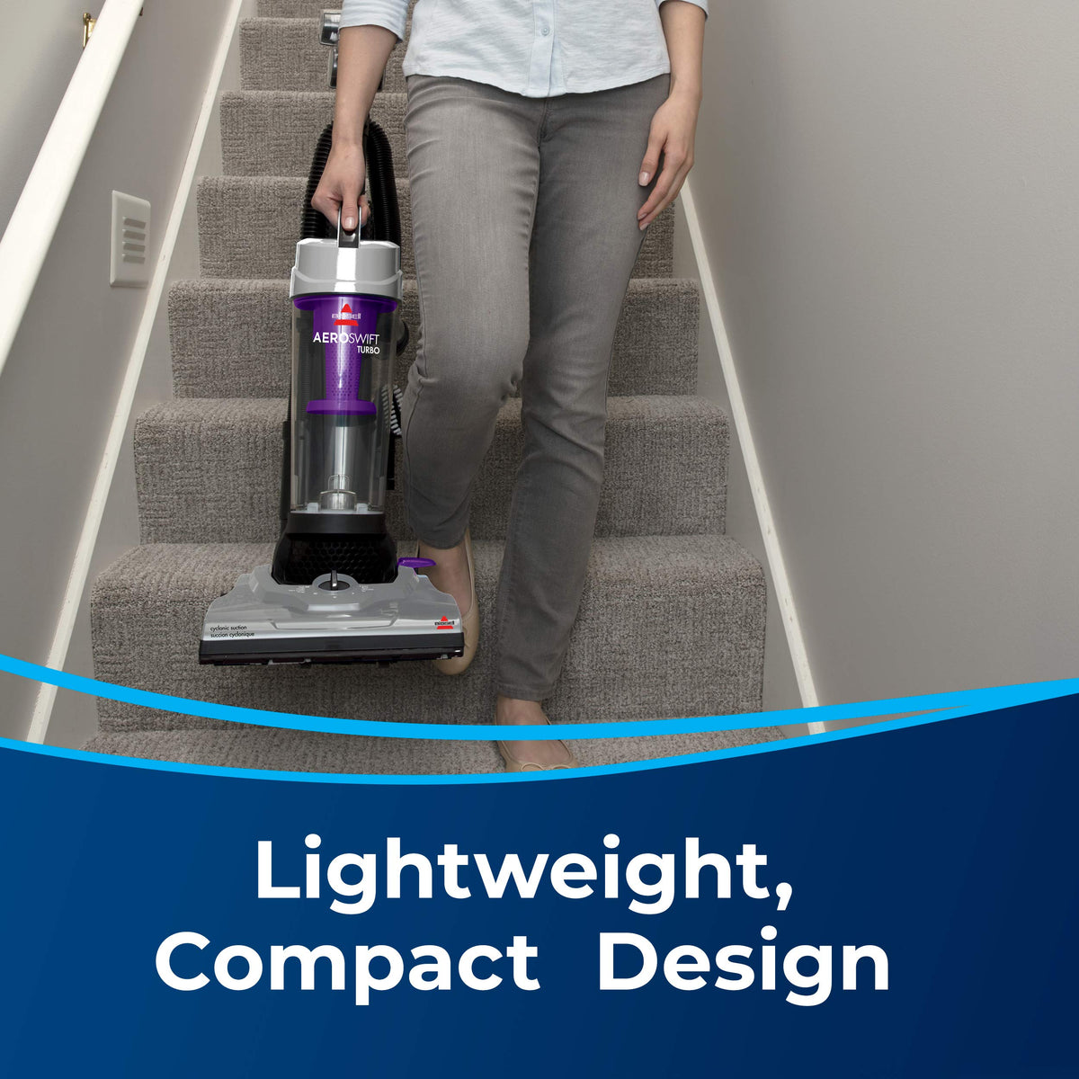 Bissell AeroSwift Turbo Compact Upright Vacuum, 1808B