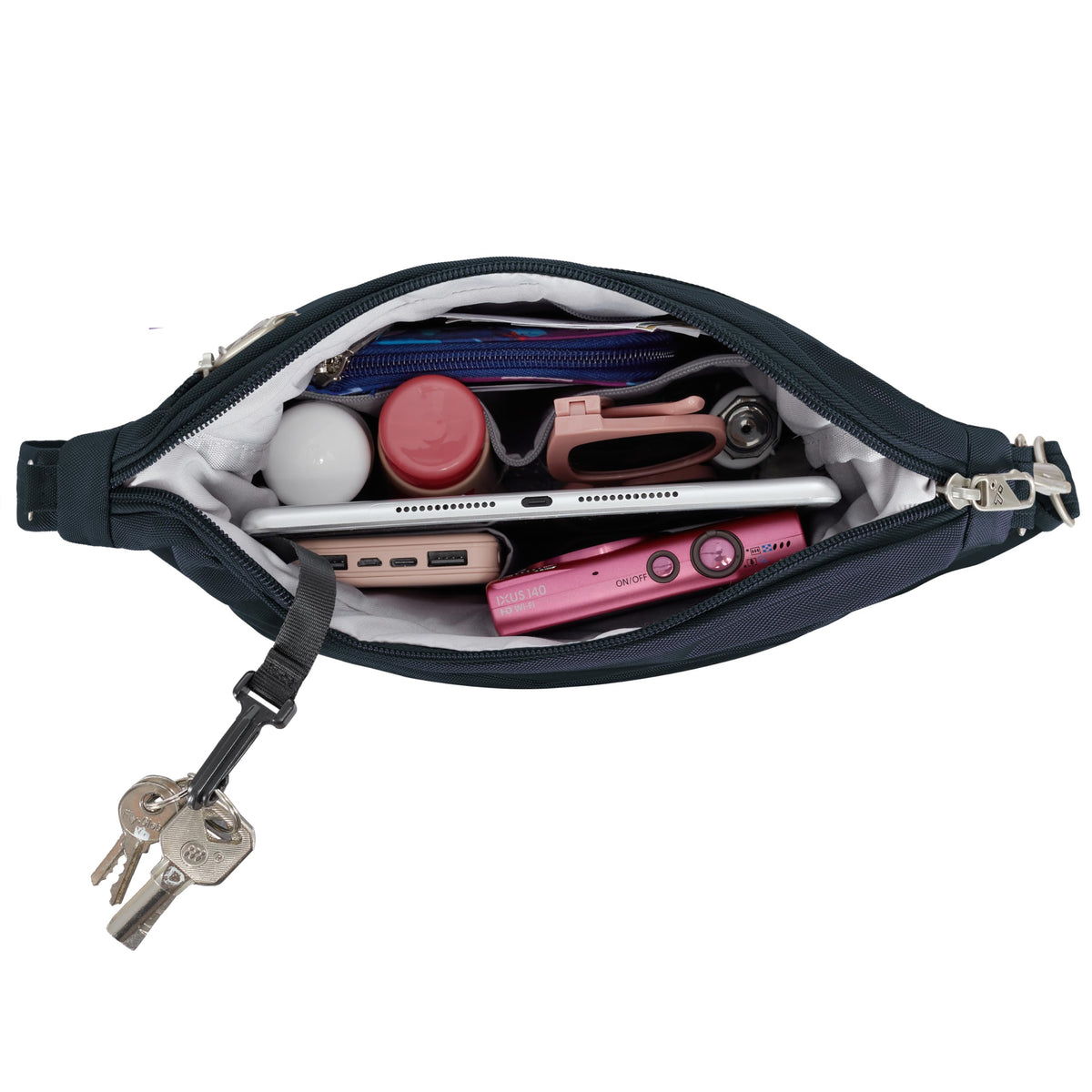 Travelon Anti-Theft Classic Messenger Bag, Midnight