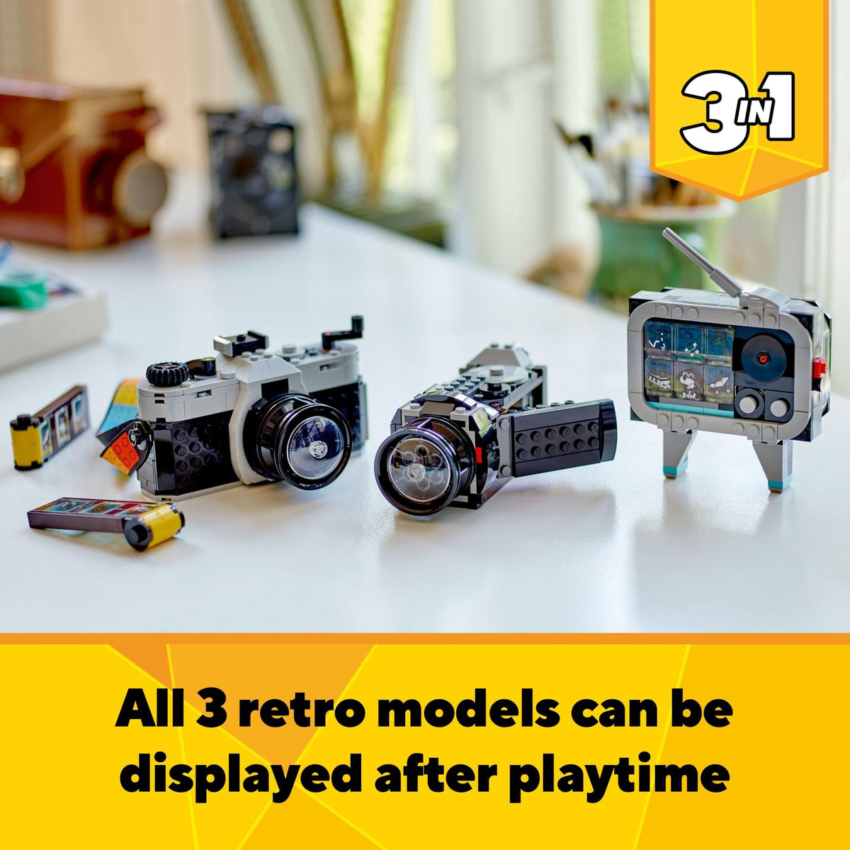 LEGO Creator 3 in 1 Retro Camera Toy, 31147