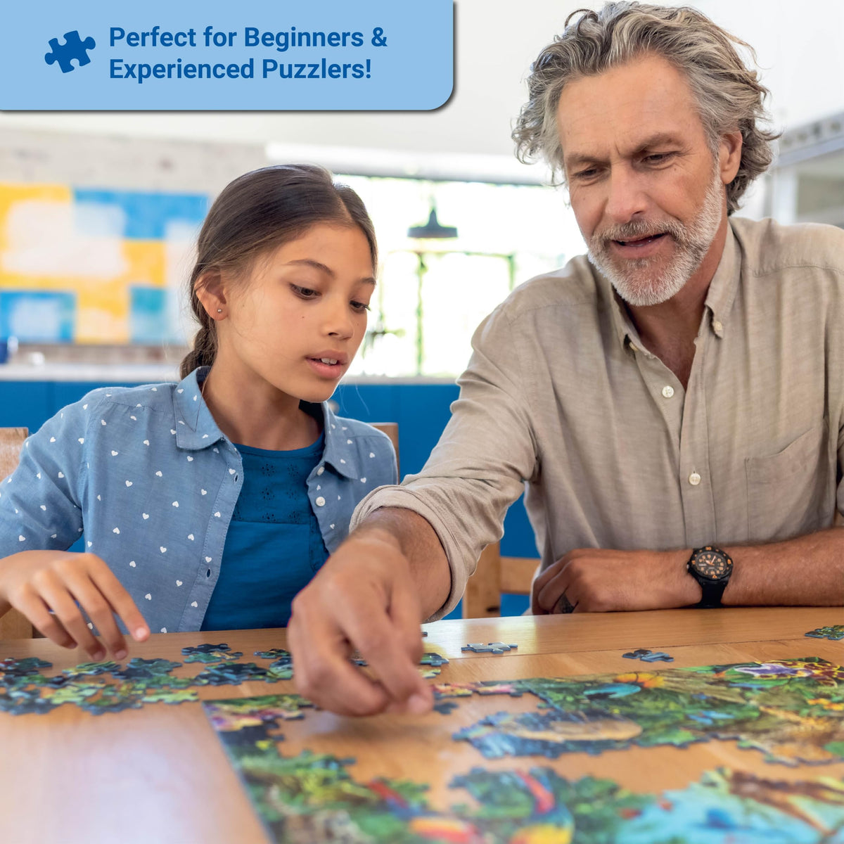 Ravensburger Minecraft Biomes Jigsaw Puzzle Set, 3 x 49 Piece