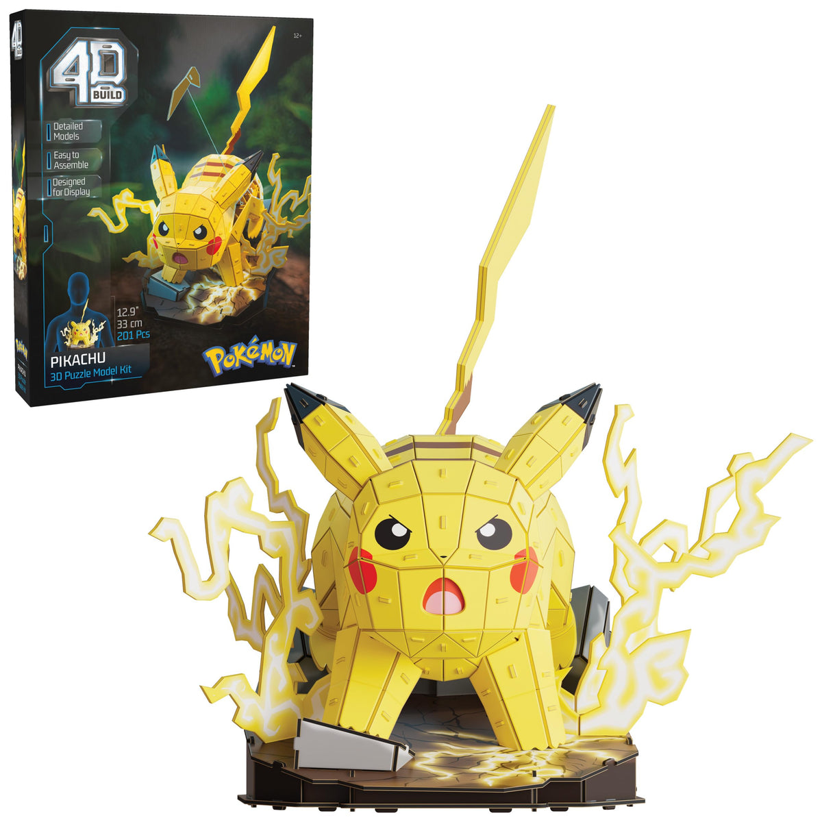 4D Build Pokémon Pikachu 3D Puzzle Model Kit