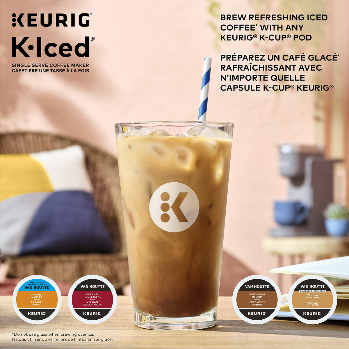 Keurig K-Iced Single Serve Coffee Maker, Grey