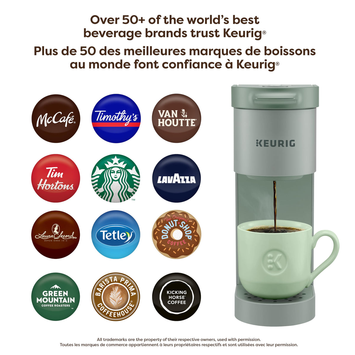 Keurig K-Mini Go Single Serve Coffee Maker, Sage