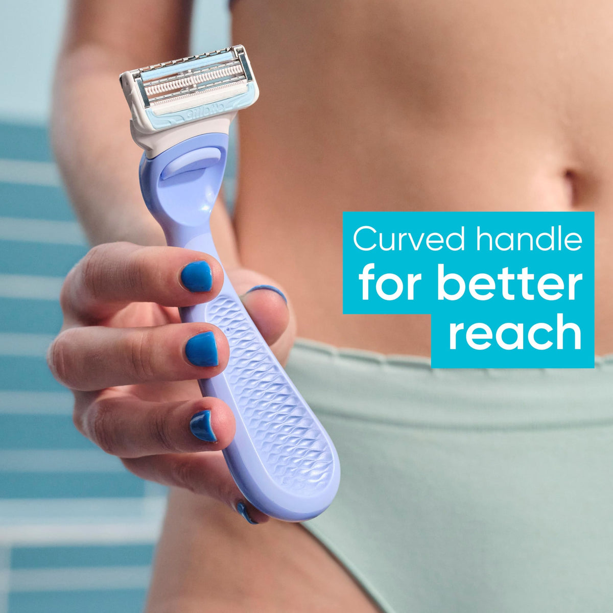 Gillette Venus Intimate Grooming Bikini Razor, 1 Handle + 2 Refills