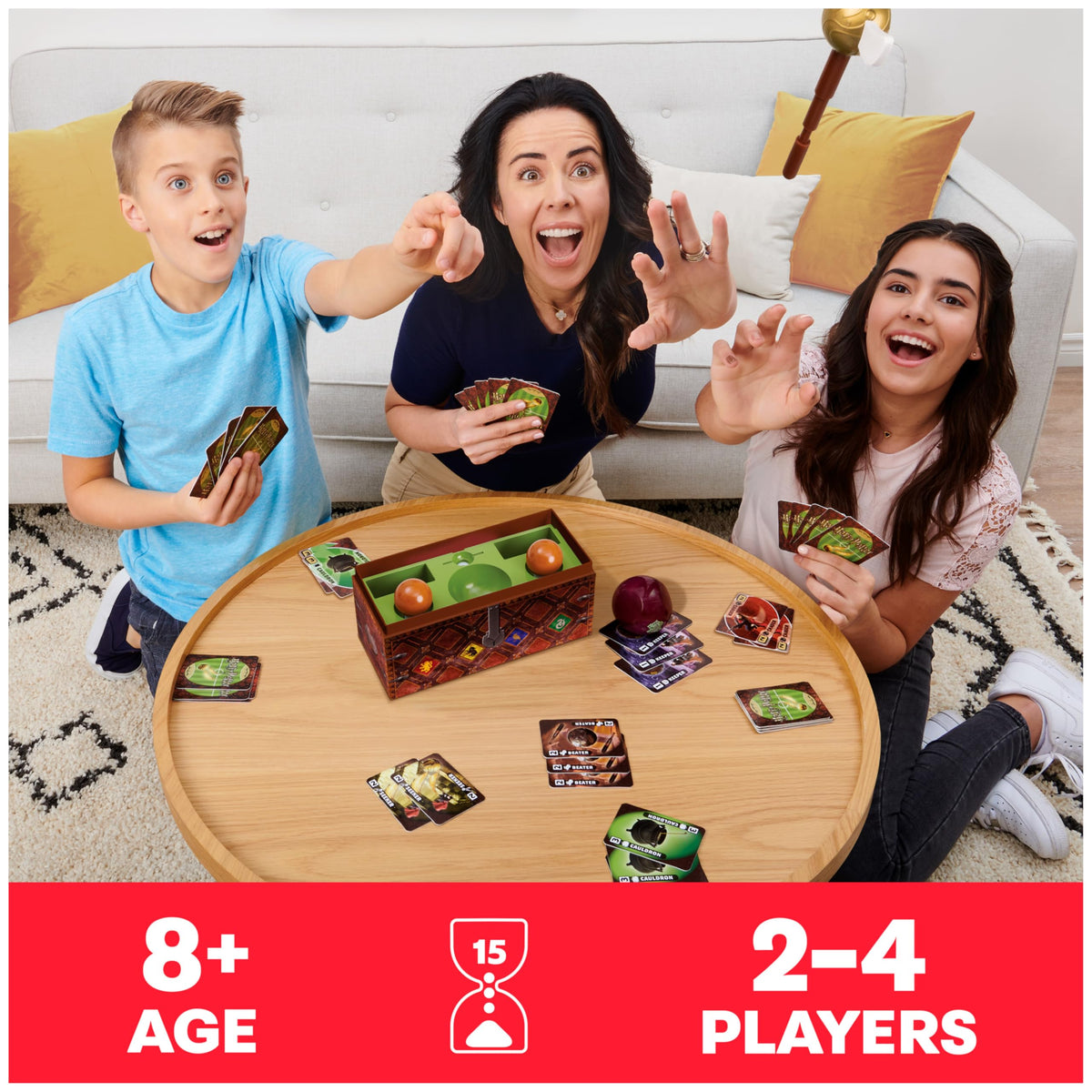 Harry Potter Catch the Golden Snitch Quidditch Board Game, Ages 8+