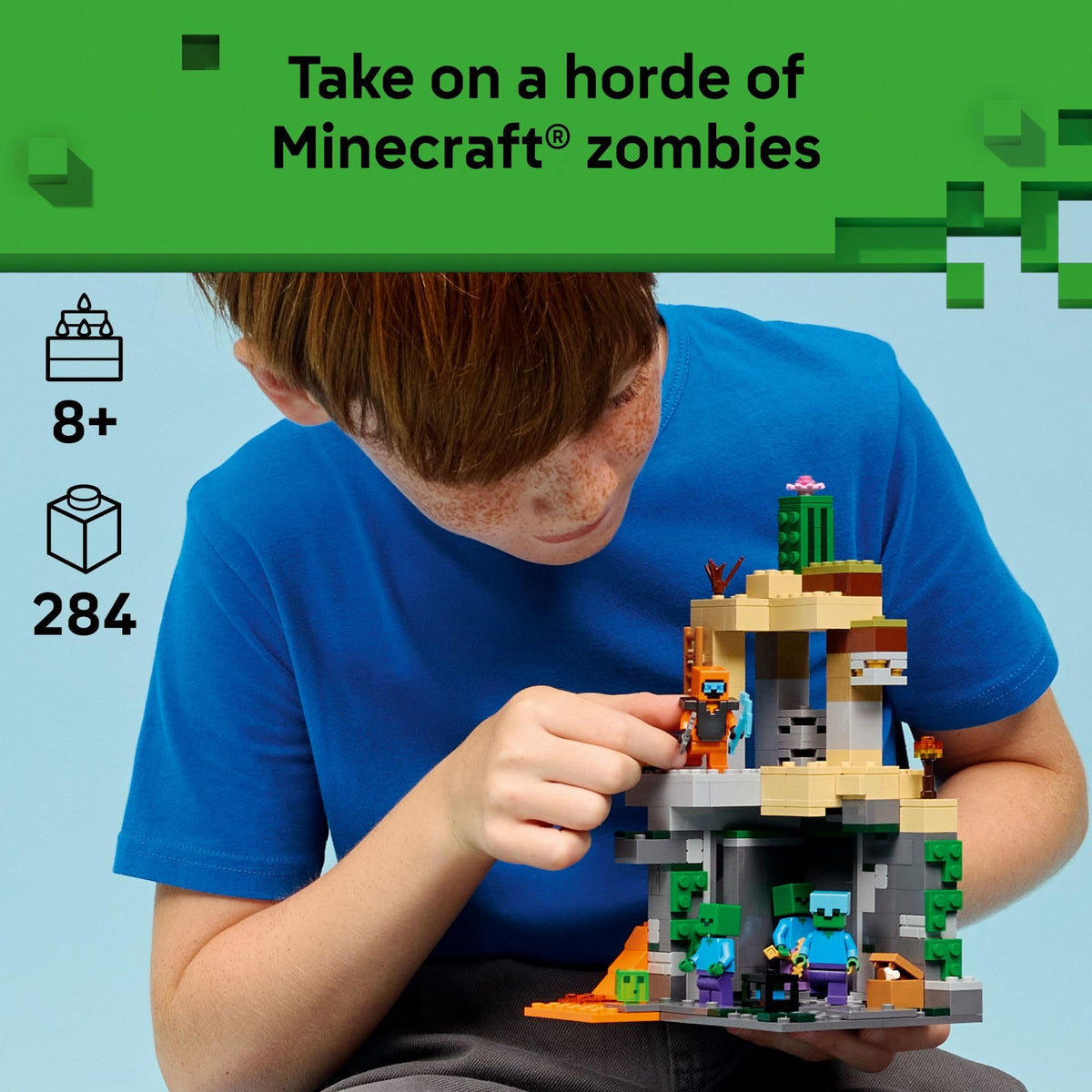 LEGO Minecraft Zombie Dungeon Building Set 21587