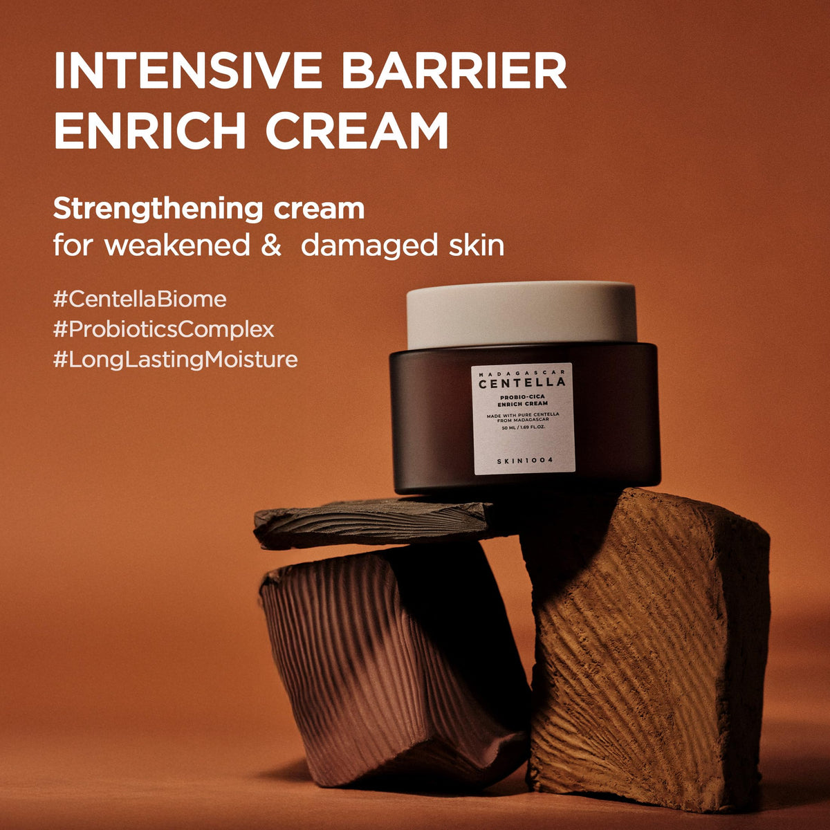 SKIN1004 Madagascar Centella Probio-Cica Enrich Cream, 50 ml