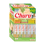 INABA Churu Lickable Cat Treats, Chicken Variety, 60 x 14 g