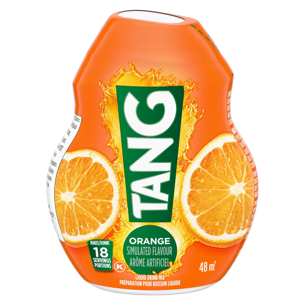 Tang Orange Liquid Drink Mix, 48 mL, 12 Pack