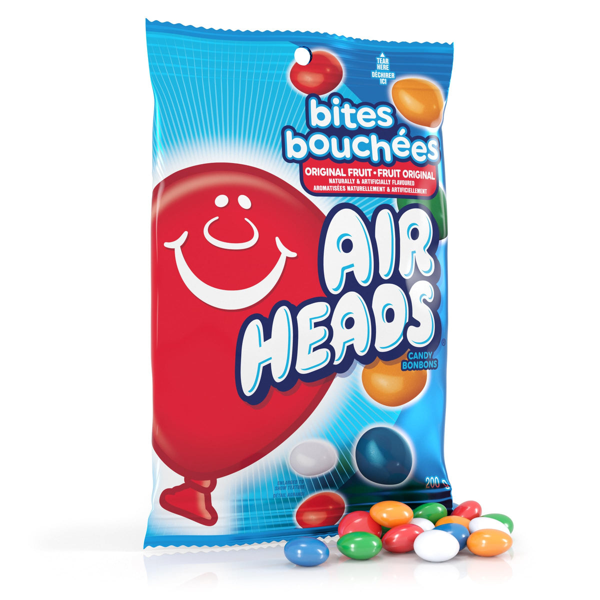 Airheads Bites Original Fruit Candy, 200 g