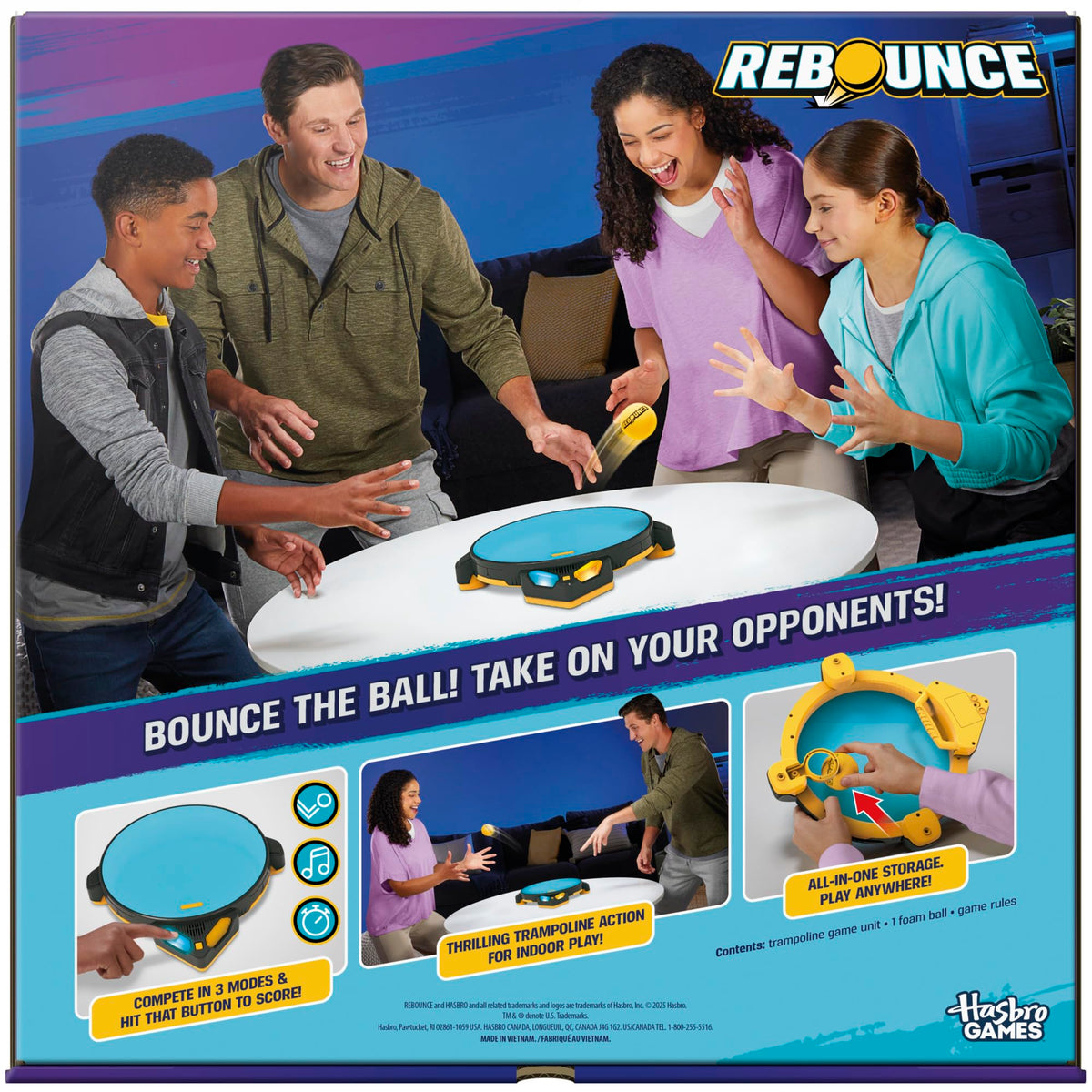 Rebounce Electronic Action Game, Ages 8+, 2 to 6 Players