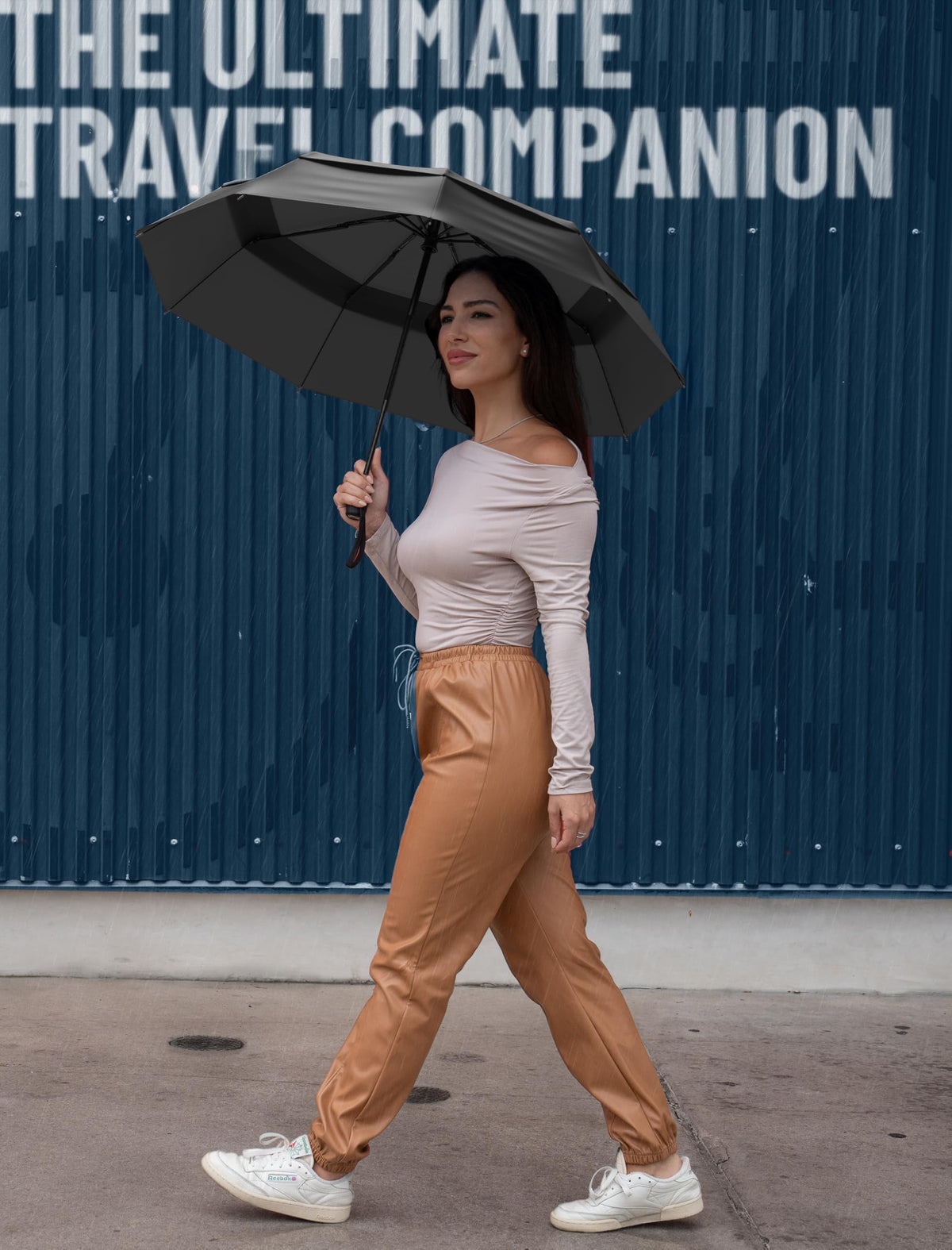 Repel Windproof Compact Travel Umbrella, Auto Folding