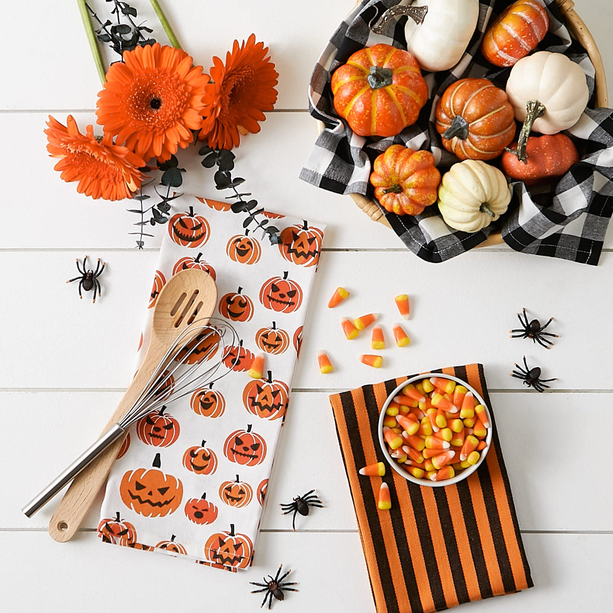 DII Halloween Hand Towels, 18x28, 3 Count
