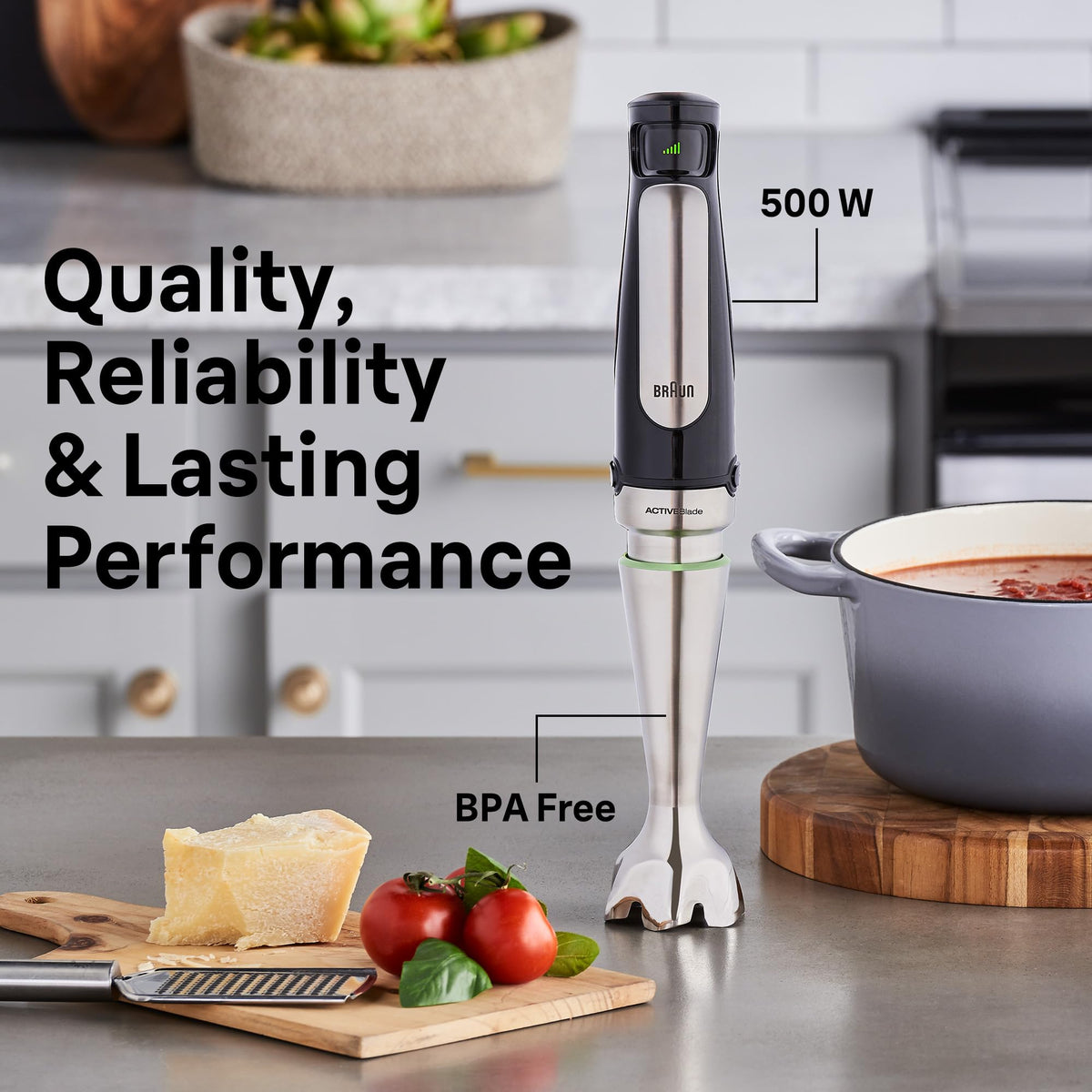 Braun MultiQuick 7 3-in-1 Immersion Blender with Food Processor