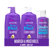Aussie Miracle Moist Shampoo, Conditioner and Deep Treatment Set