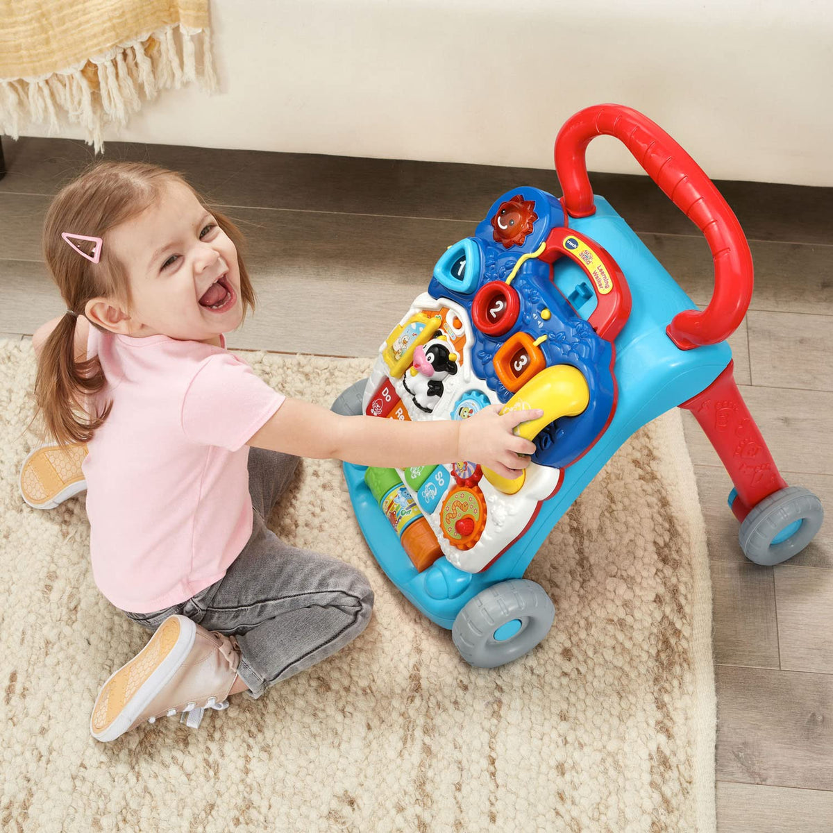 VTech Sit-to-Stand Learning Walker, Blue