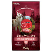 Purina ONE True Instinct Dry Dog Food, Beef & Salmon, 12.4 kg