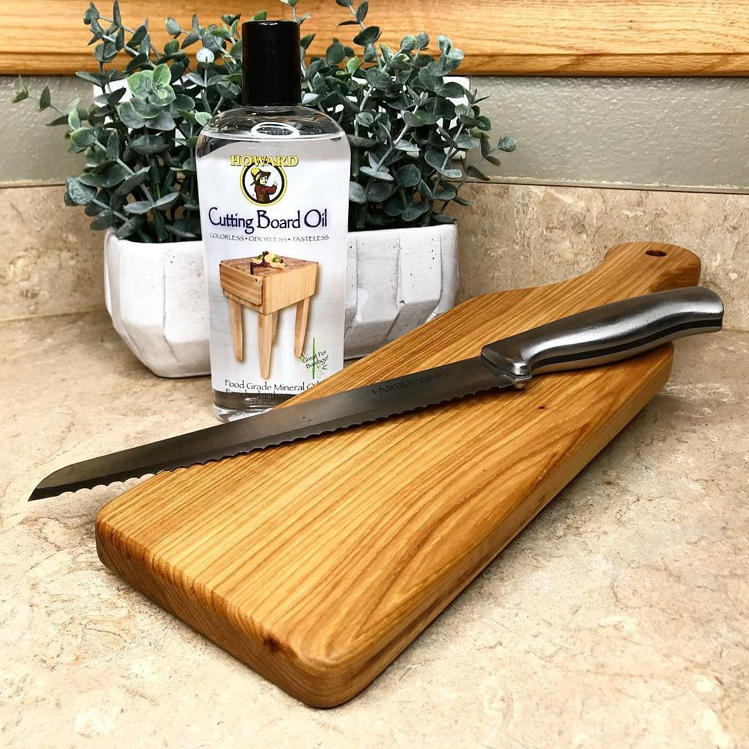 Howard Products BBB012 Butcher Block and Cutting Board Oil, 12-Ounce