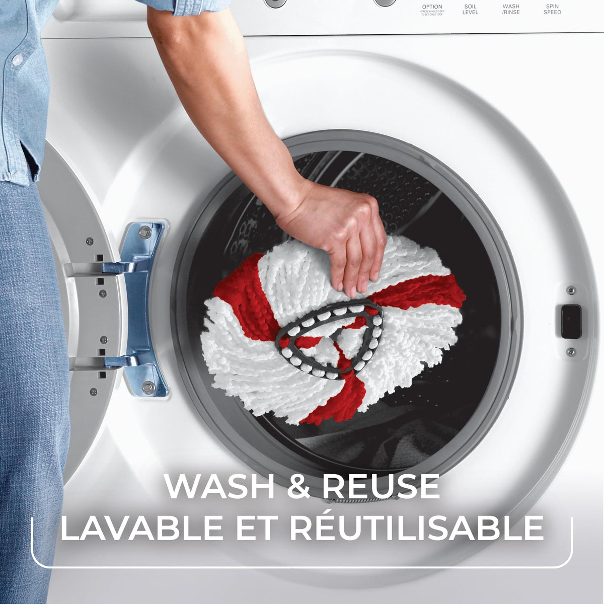 Vileda EasyWring Spin Mop and Bucket System with Power Head