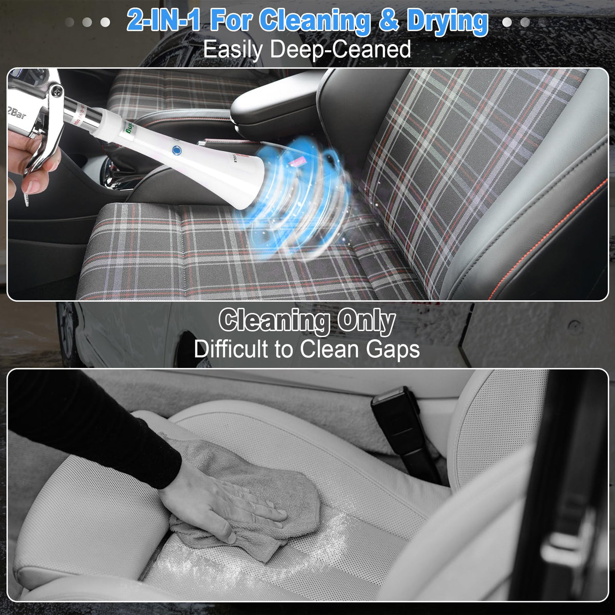 Phepetroll Air Blow Gun with Tapered Nozzle for Car Detailing