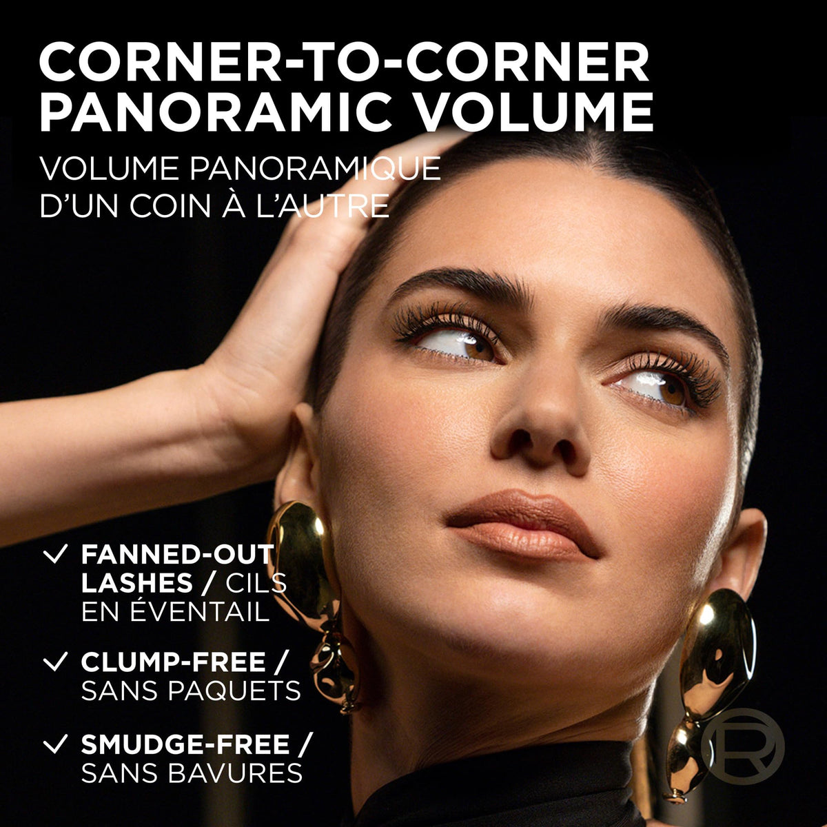 L'Oréal Paris Voluminous Panorama Mascara, Blackest Black, 0.33 fl oz