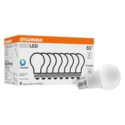 Sylvania ECO LED A19 Light Bulb, 60W Equivalent, 5000K, 8 Count, 40883