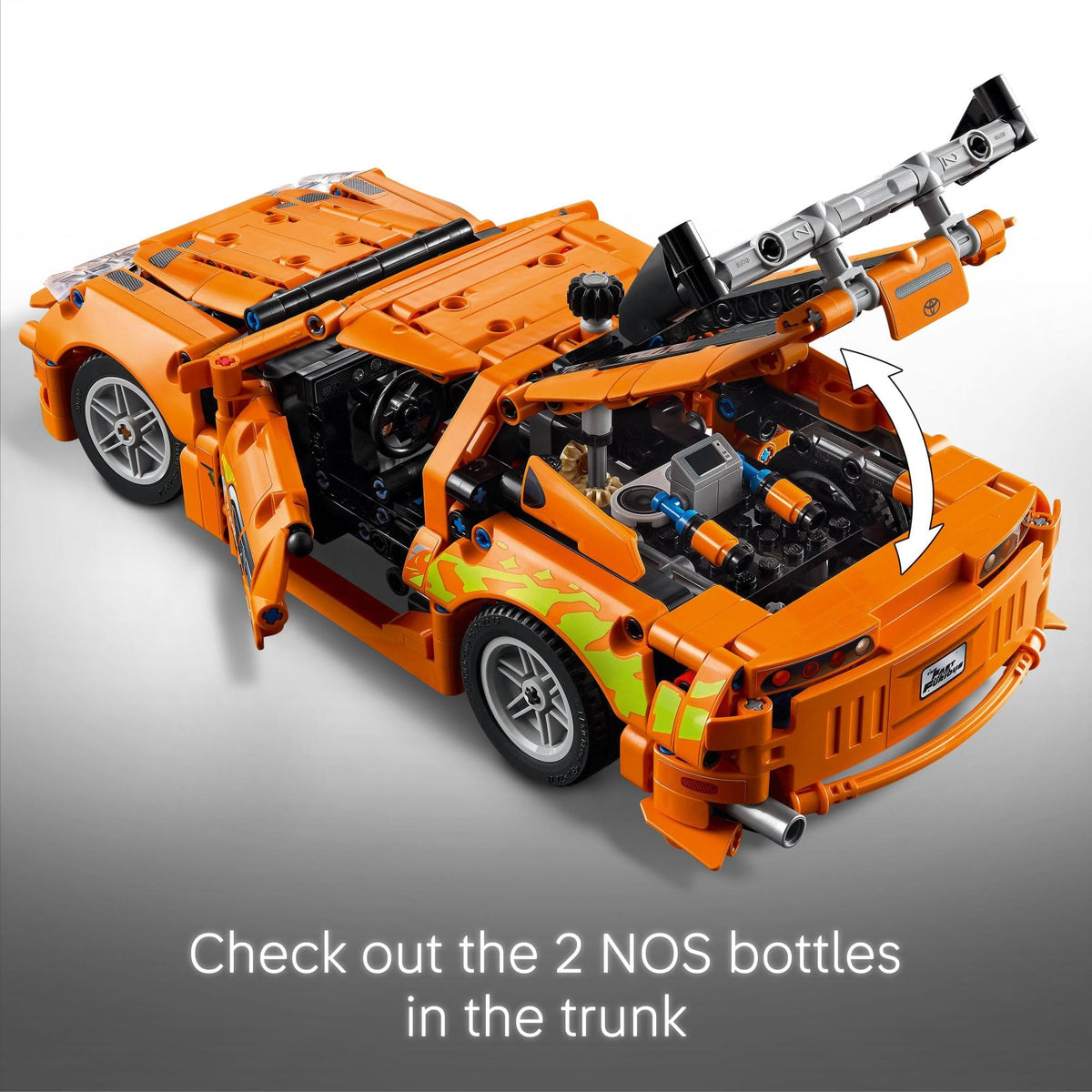 LEGO Technic Fast and Furious Toyota Supra MK4, Ages 9+, 42204