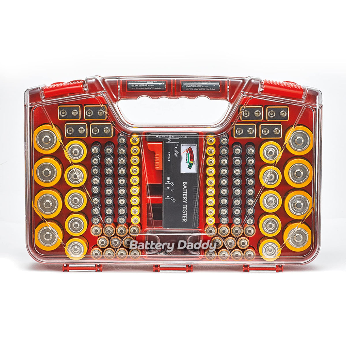 Ontel Battery Daddy 180 Battery Organizer with Tester