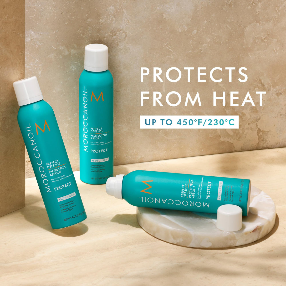 Moroccanoil Perfect Defense Heat Protectant Spray, Travel Size