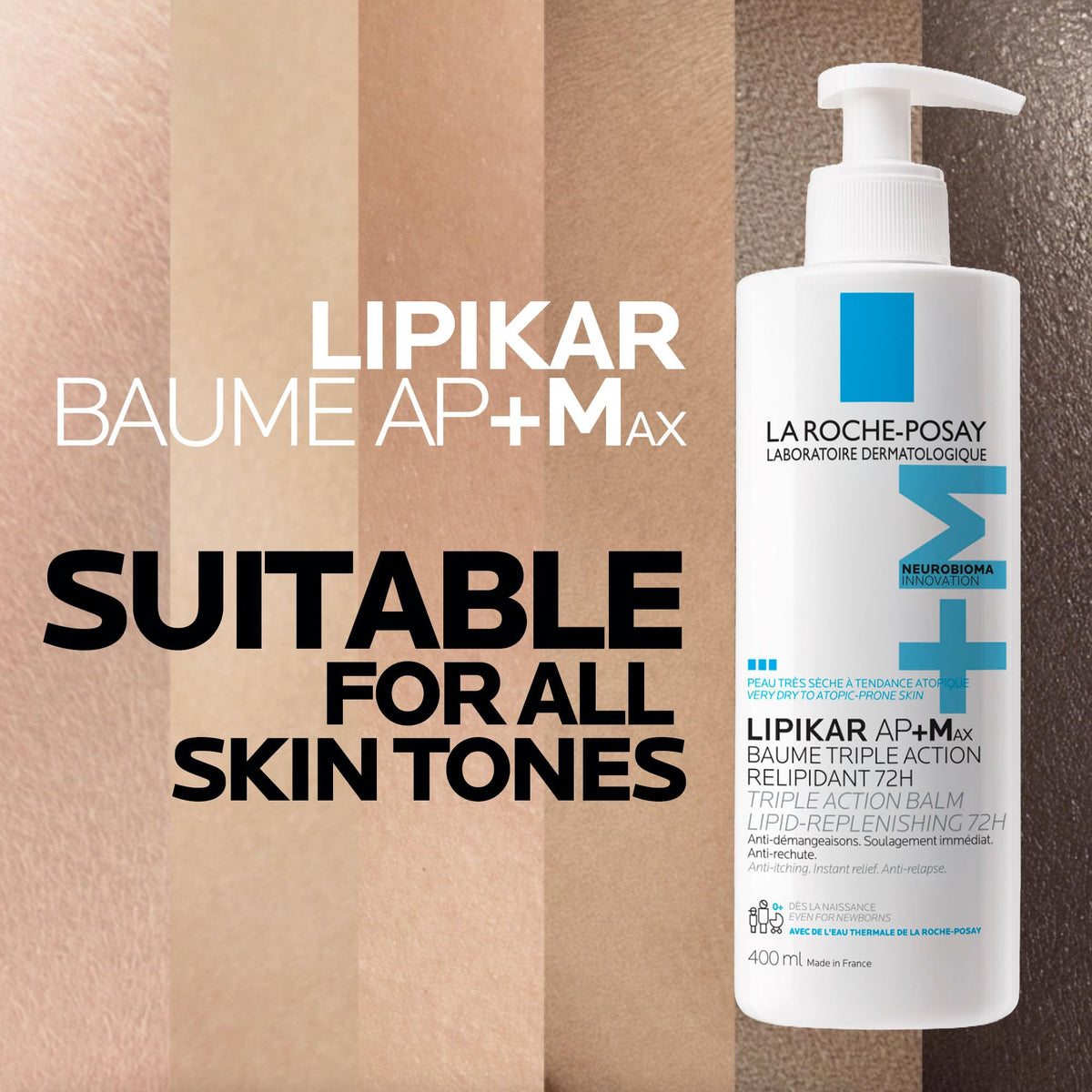 La Roche-Posay Lipikar Baume AP+M Body Lotion, 400 mL