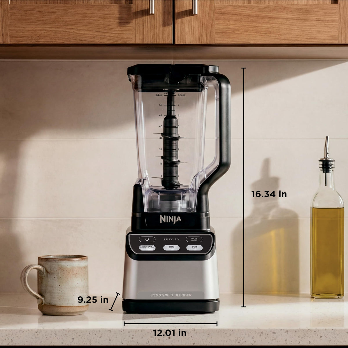 Ninja Professional Blender 2.0, 1400 W, 72 oz, CCO750BSL