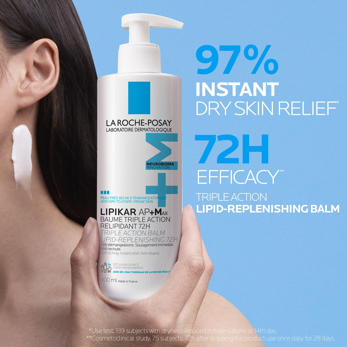 La Roche-Posay Lipikar Baume AP+M Body Lotion, 400 mL