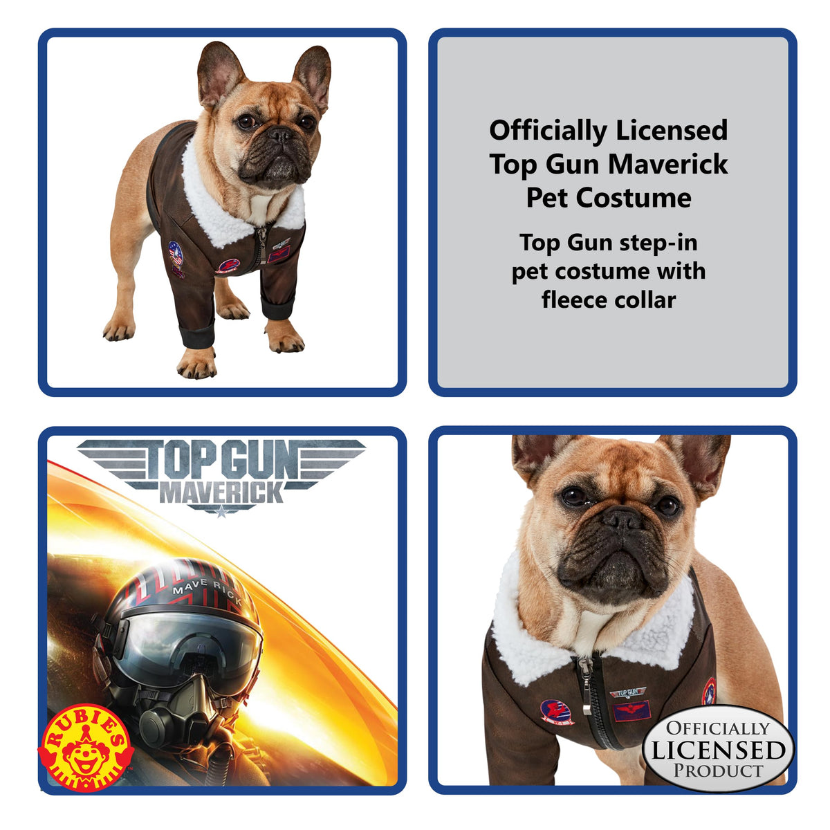 Rubies Top Gun Classic Movie Pet Costume, X-Large