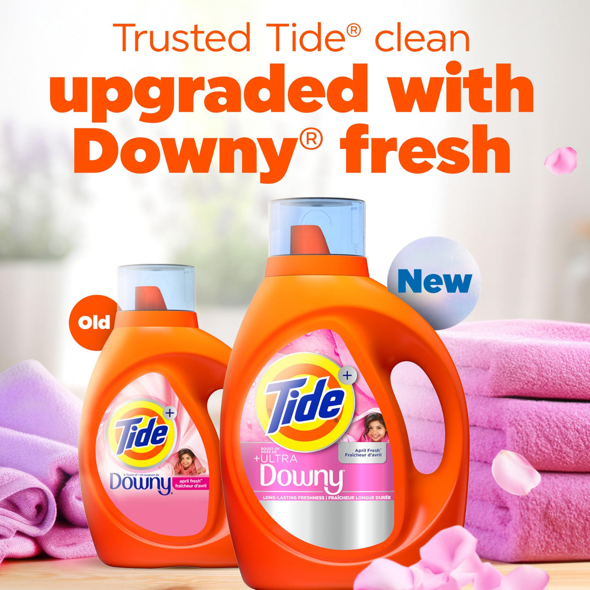 Tide Plus Boost of Ultra Downy Liquid Detergent, April Fresh, 3.4L