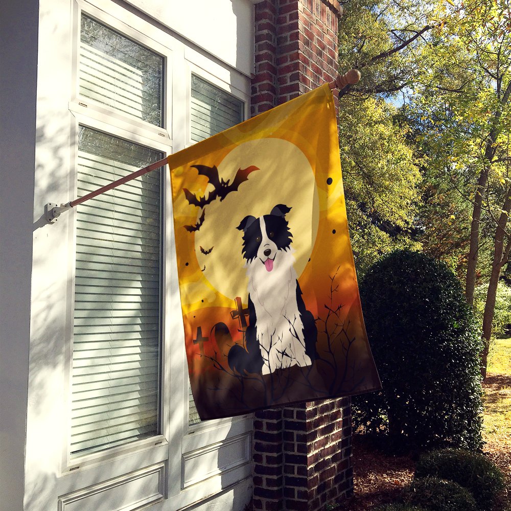 Caroline's Treasures BB4384CHF Border Collie Black White Flag, Large