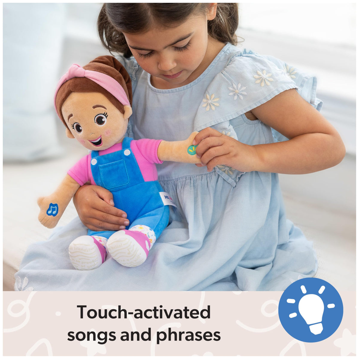 Ms. Rachel Speak & Sing Doll, 16"