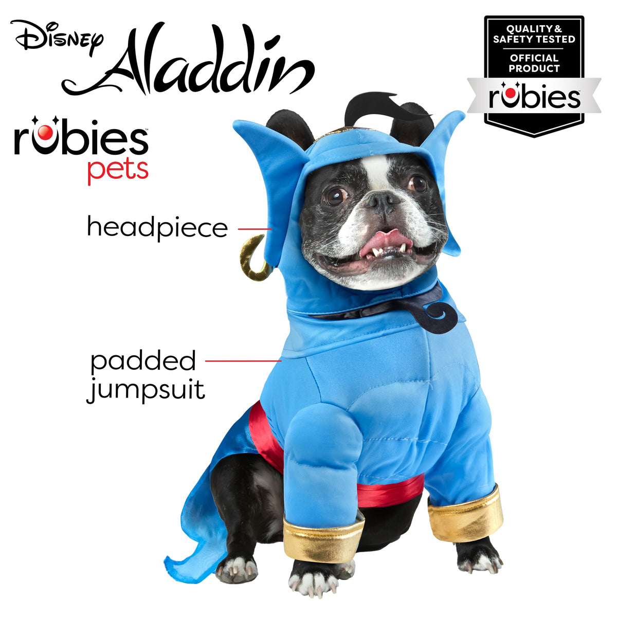 Rubies Disney Aladdin Genie Pet Costume, X-Large