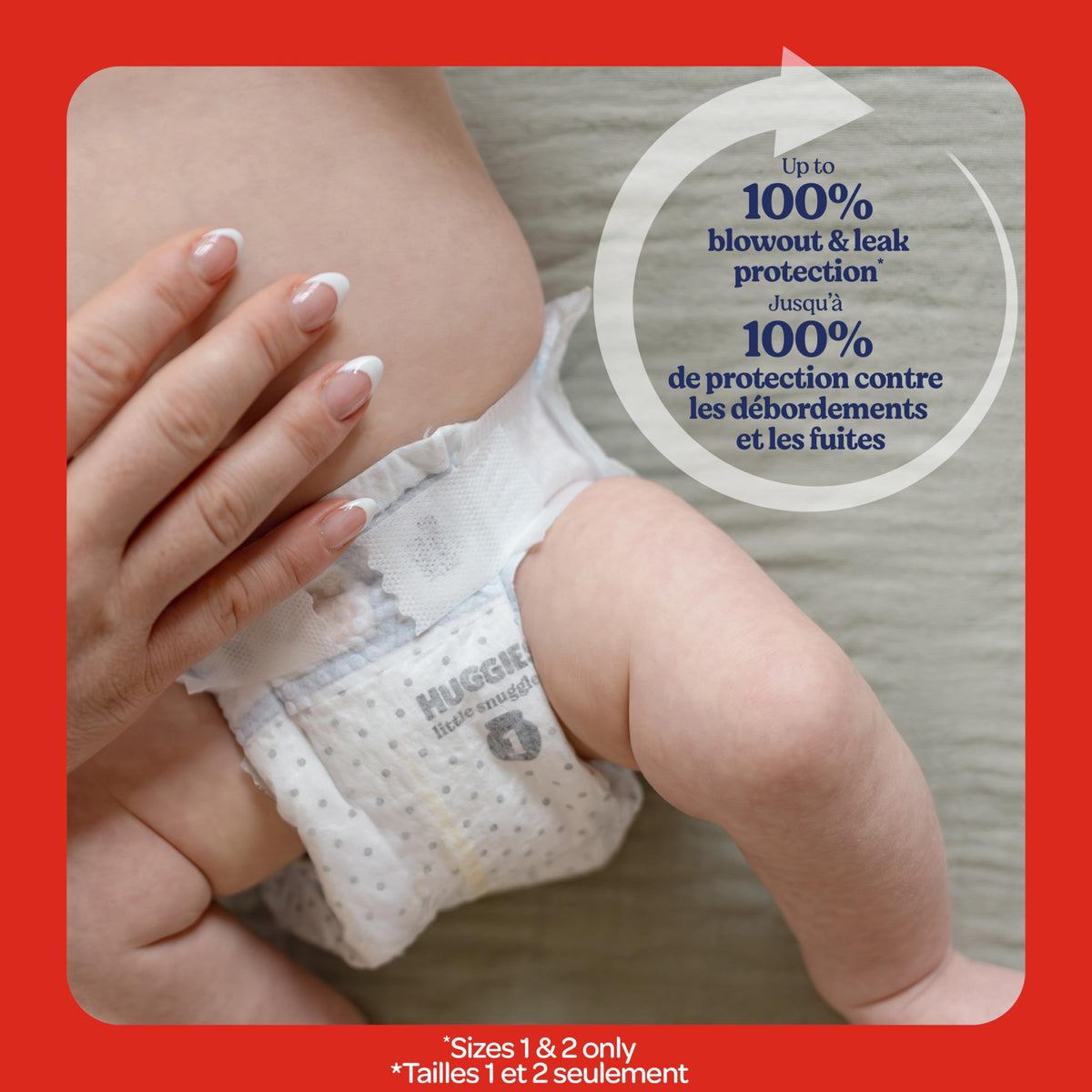Huggies Little Snugglers Newborn Diapers, Size 0, 144 Count