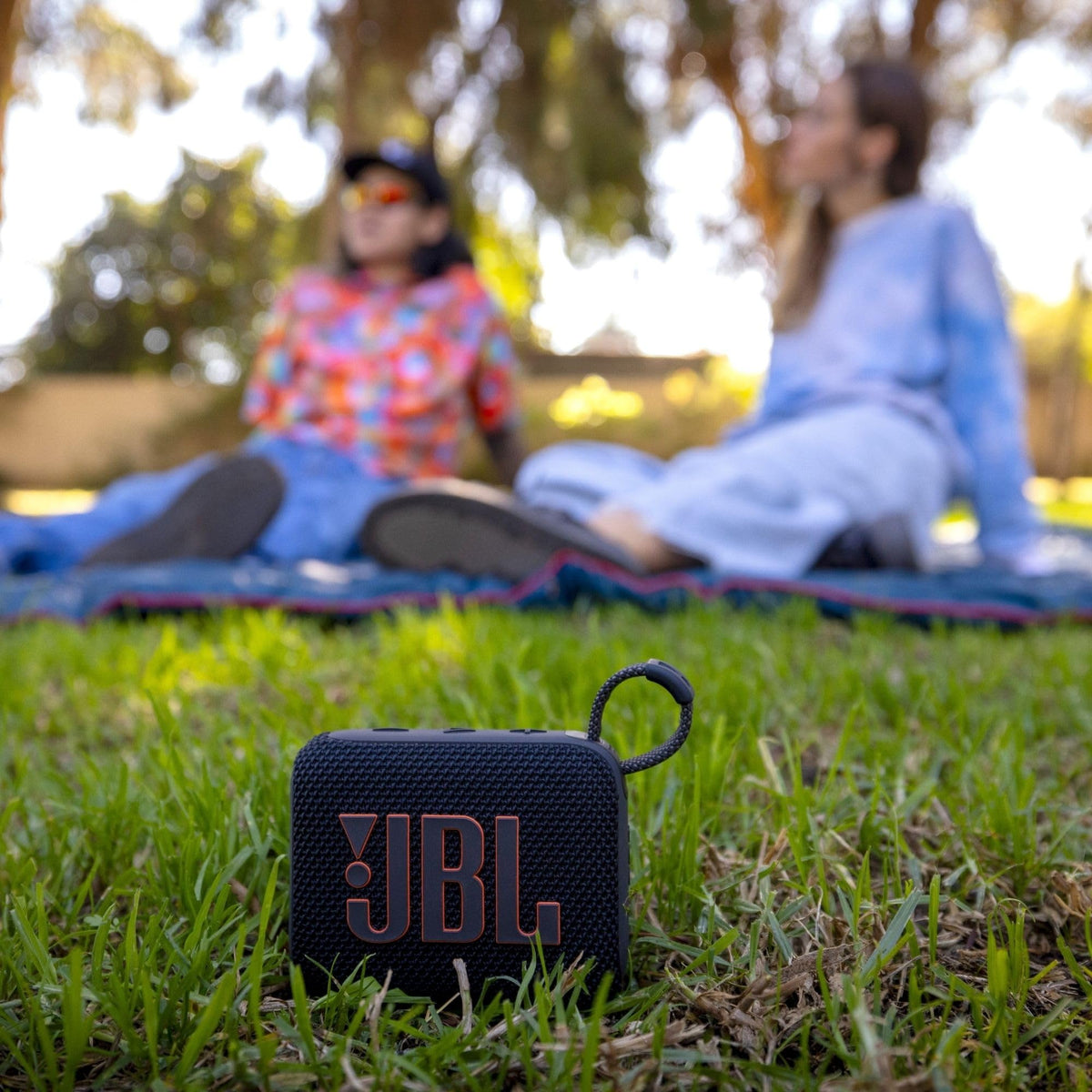 JBL Go 4 Portable Waterproof Bluetooth Speaker, Black