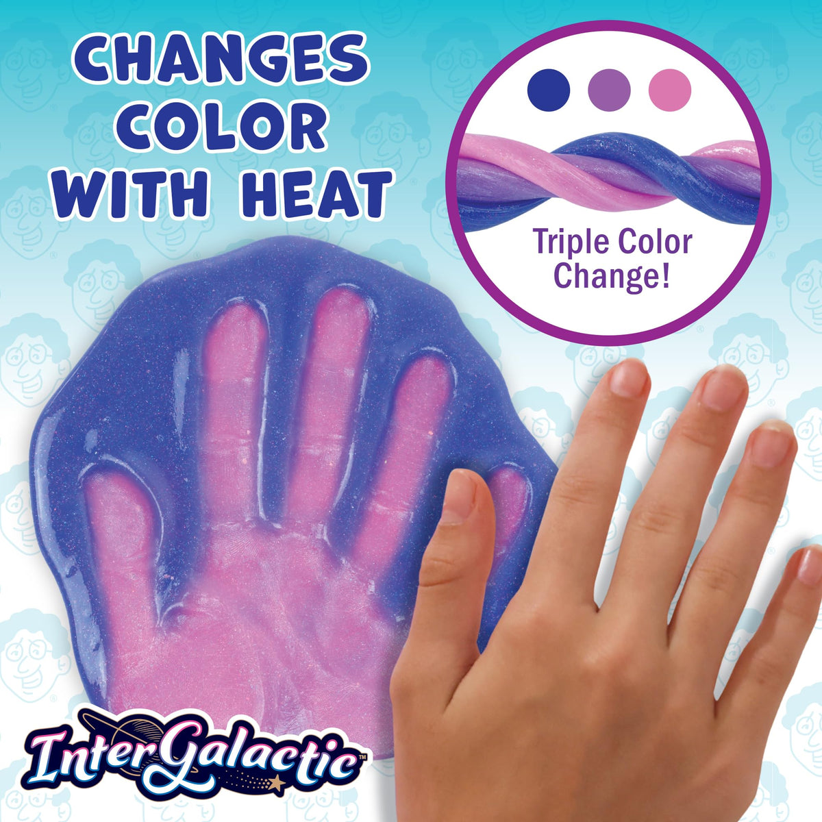 Crazy Aaron's Intergalactic Triple Color Changing Putty, 4" Tin