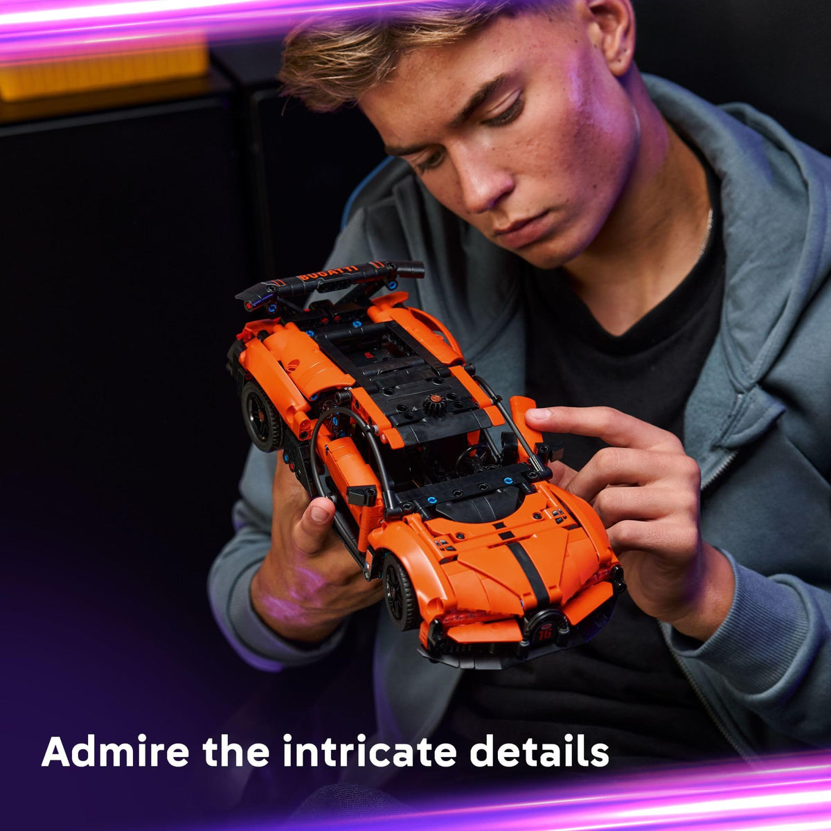 LEGO Technic Bugatti Chiron Pur Sport Hypercar Set, 42222