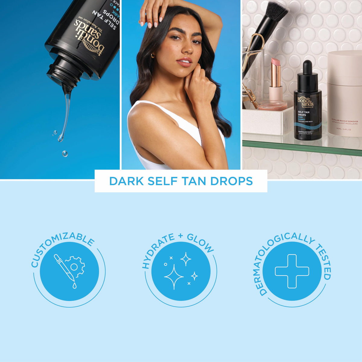 Bondi Sands Self Tan Drops, Dark, 30 mL