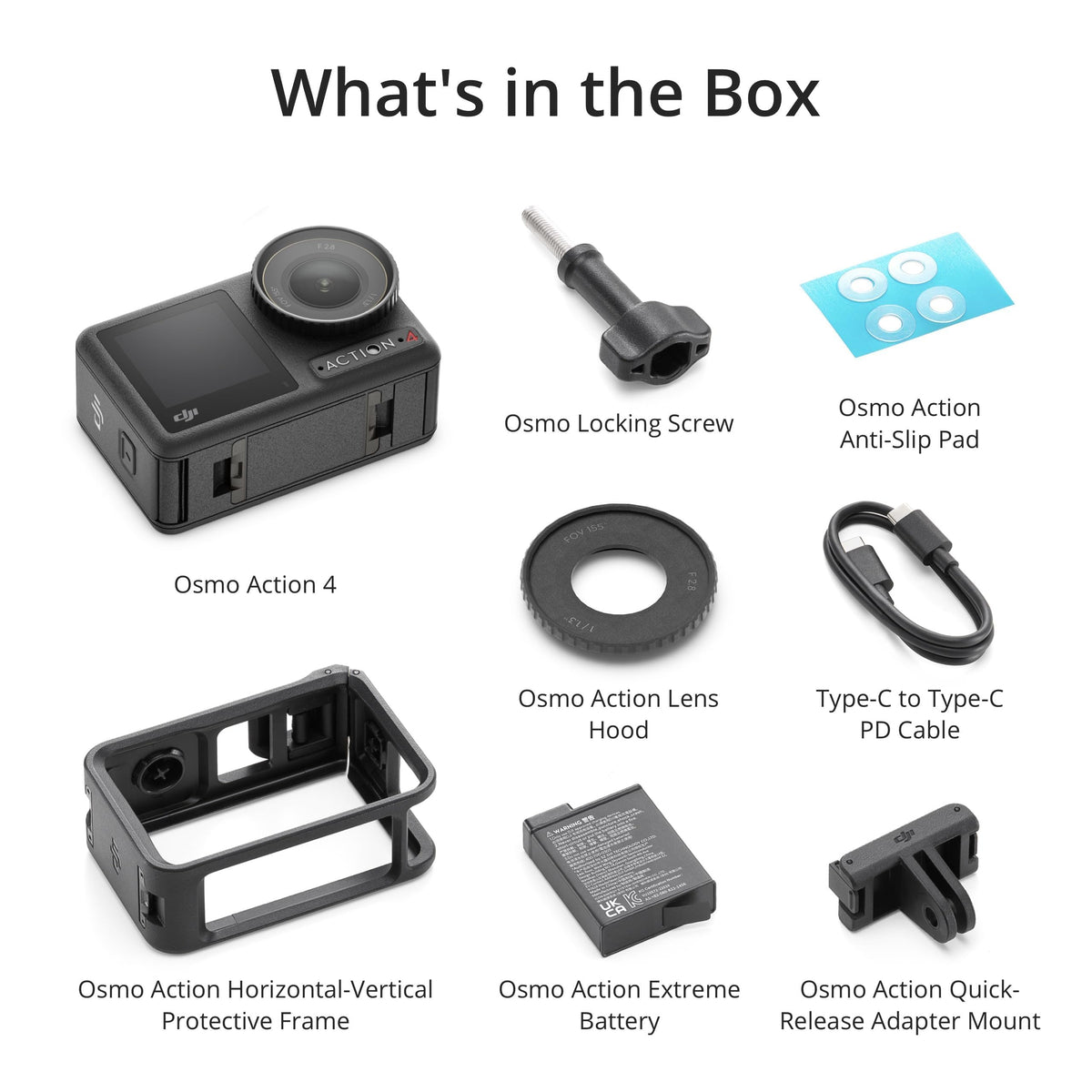 DJI Osmo Action 4 Essential Combo 4K Action Camera