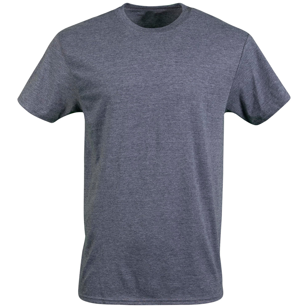 Gildan Men's Crew T-Shirts G1100, Navy Mix, 5-Pack, Medium
