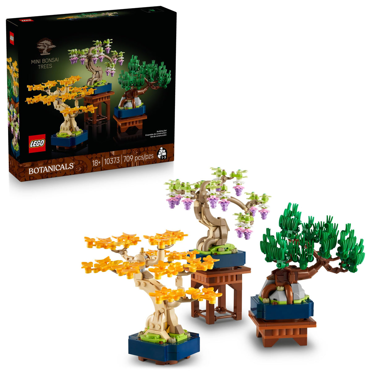 LEGO Botanicals Mini Bonsai Trees Building Set, 10373