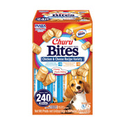 INABA Churu Bites Dog Treats, Chicken & Cheese, 20 Tubes