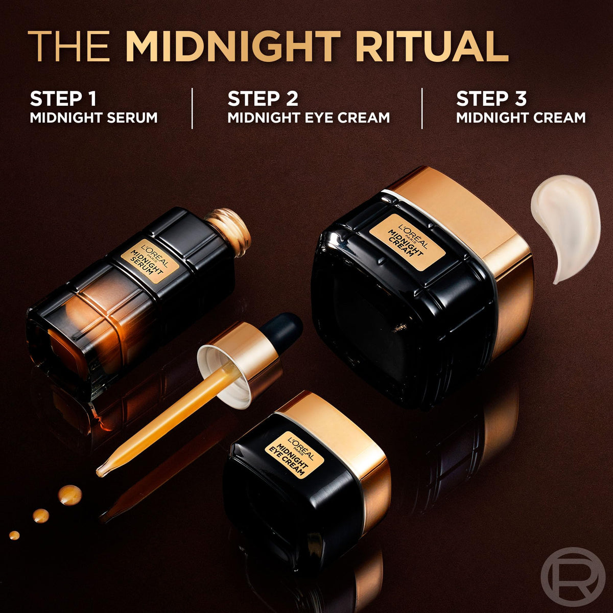 L'Oréal Paris Midnight Eye Cream, Age Perfect Cell Renewal, 15mL