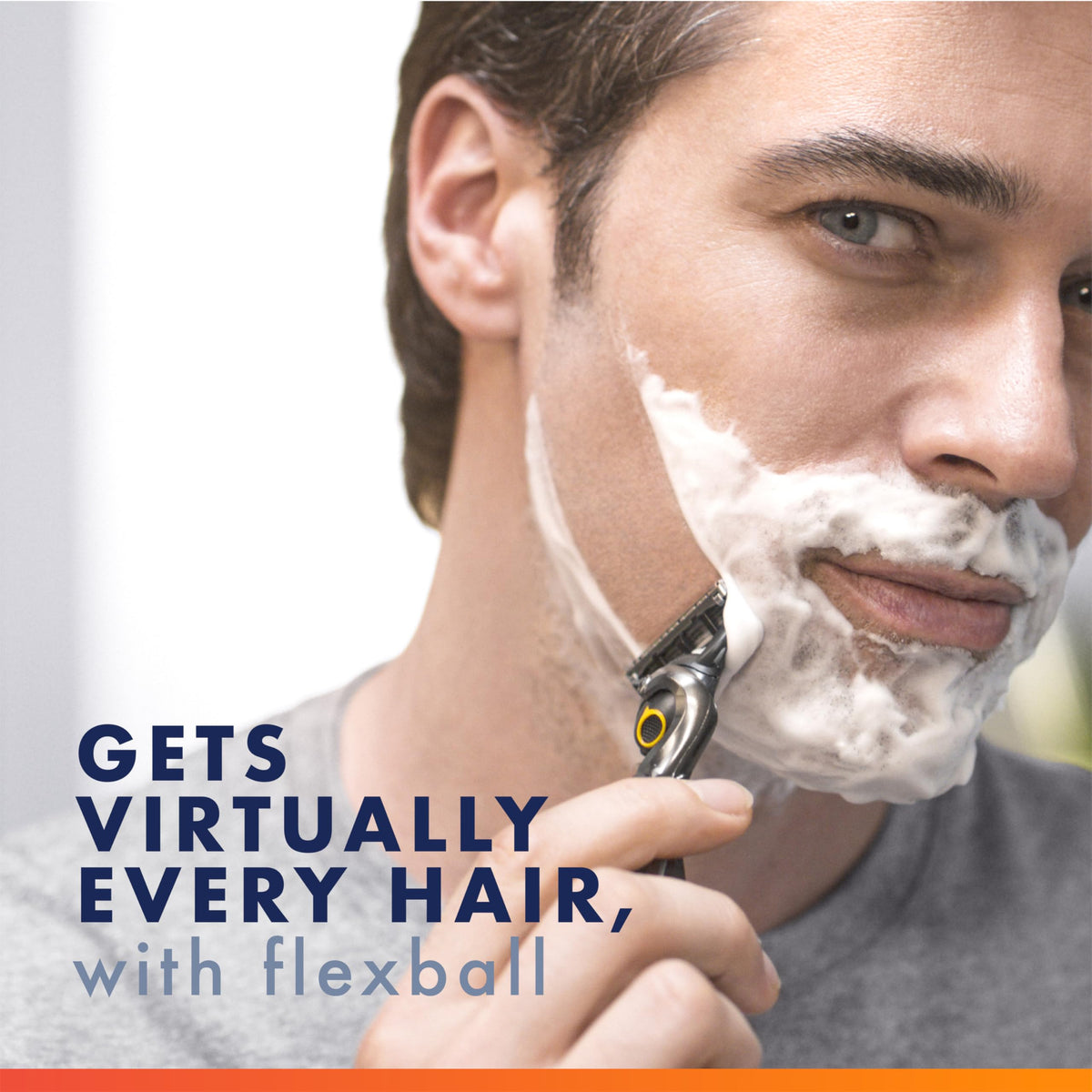 Gillette ProShield Men's Razor, 1 Handle and 5 Blade Refills